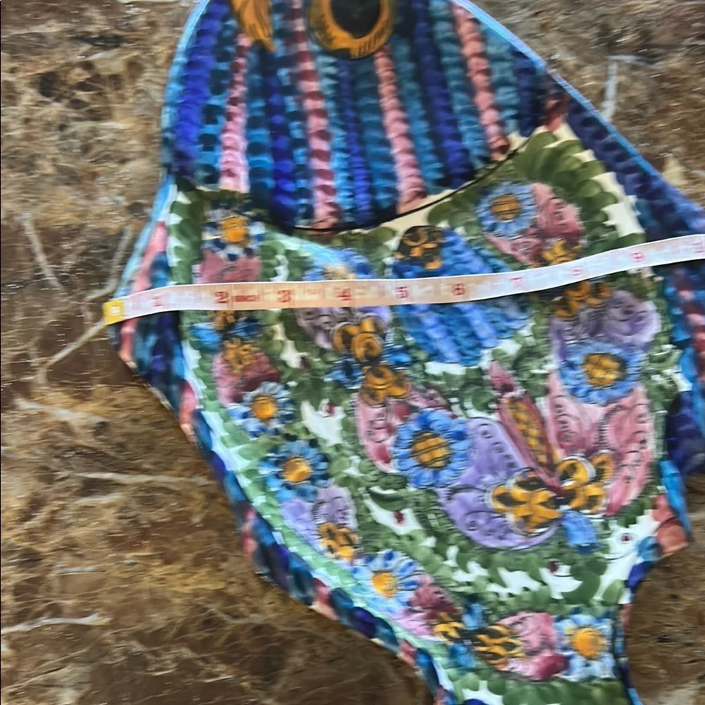 Skyros ,Colorful Fish-Shaped Ceramic Plate. Hand painted in Greece.